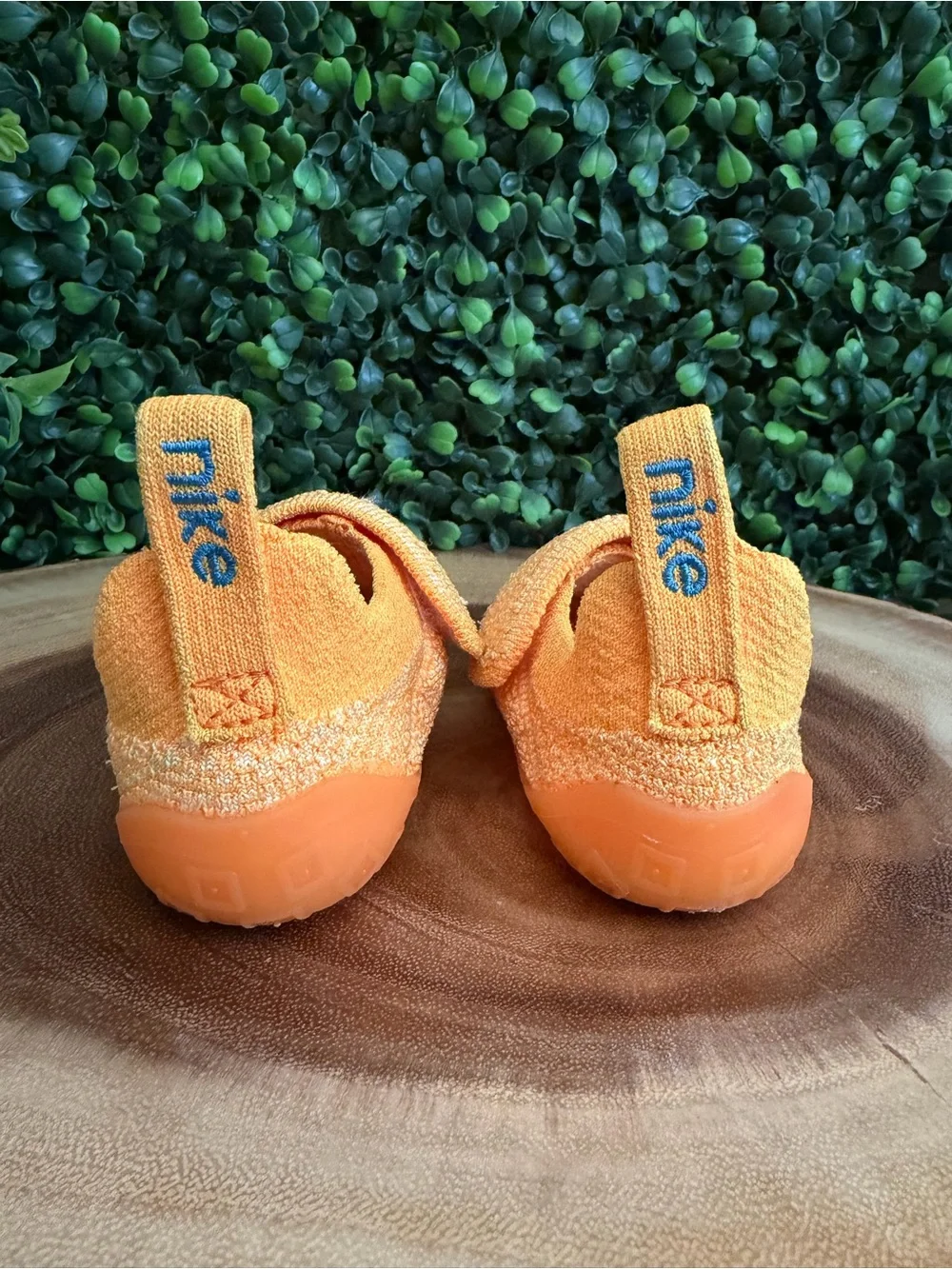 Nike Swoosh 1 Baby Shoes~ Rare Laser Orange 3C